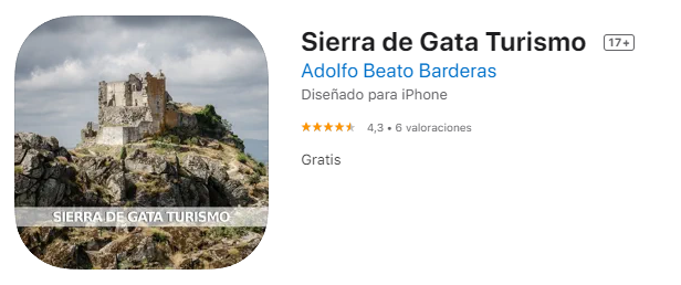 App Sierra de Gata Turismo para Iphone (IOS)